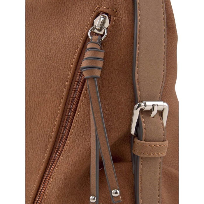 Сумка через плече TOM TAILOR Caia, середнього розміру, колір коньячний коричневий