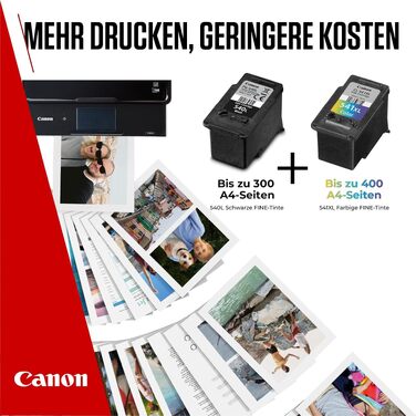 Комплект оригінальних картриджів Canon PG-540XL та CL-541XL FINE XL з фотопапером