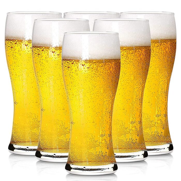 Склянки для пива Pilsner 473 мл 6 шт (16oz) - Набір склянок для пива