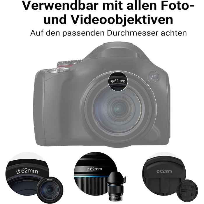 Поляризаційний фільтр Walimex pro Polfilter Zirkular Slim Super DMC 62mm - CPL фільтр для об'єктиву, зменшує відблиски та покращує кольори