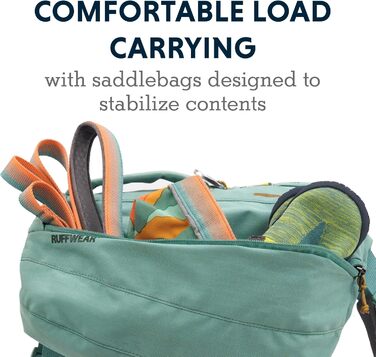 Рюкзак для собак Ruffwear Hunderucksack River Rock Green середнього розміру