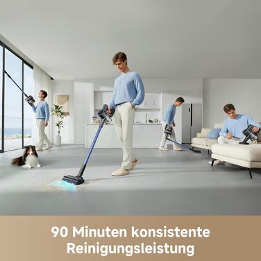 Бездротовий акумуляторний пилосос Mova Sense S4: до 97 хвилин роботи, для килимів, твердих підлог та шерсті тварин