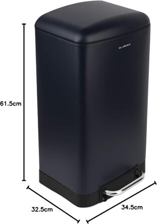 Сміттєвий бак Les Collectionneurs №712, 30 л, темно-синій - Les Collectionneurs