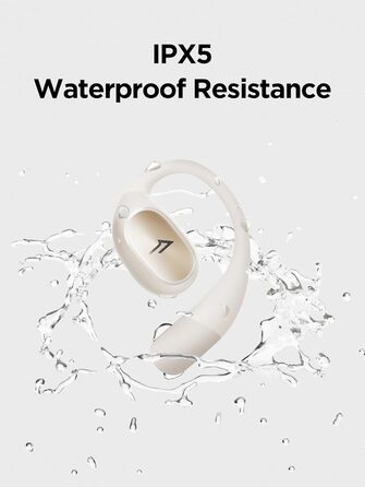 Навушники 1MORE S31 Open Ear Bluetooth 5.3: бездротові, спортивні, з ENC мікрофоном, 38 годин роботи, IPX5, потужний бас (білі)