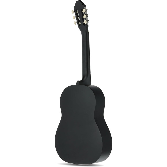 Кітара класична Juan Miguel Navarrez, 4/4, чорна, стартовий набір (сумка, медіатор, книга з CD, тюнер)