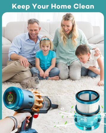 HEPA фільтр для пилососа Dyson V16 Kolben Animal/Submarine (4 шт.) - Оригінальні запасні частини DS60