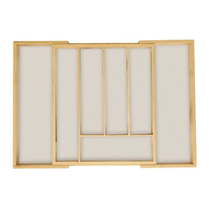 Relaxdays Extendable Cutlery Box