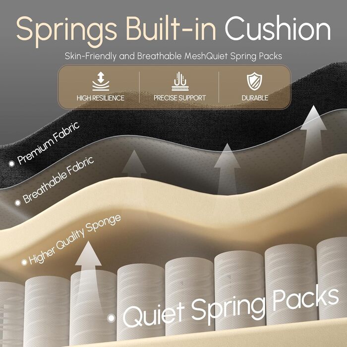 Ігровий крісло Dowinx з тканиною та пружинним сидінням, масажний ігровий крісло з підніжкою, ергономічне, для ПК, геймінгу, офісу, чорний, 150 кг