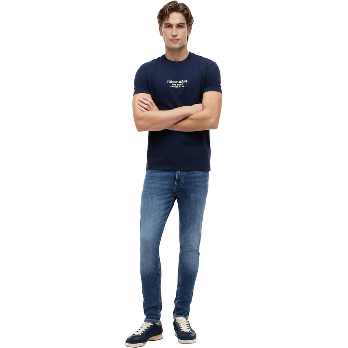 Джинси чоловічі Tommy Jeans Austin Slim Tapered Stretch 32W/32L Denim Medium
