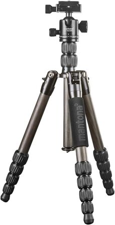 Штатив Mantona Light Traveller 131,5 см: легкий штатив з алюмінію, до 5 кг, з кульковою головкою та Arca-Swiss