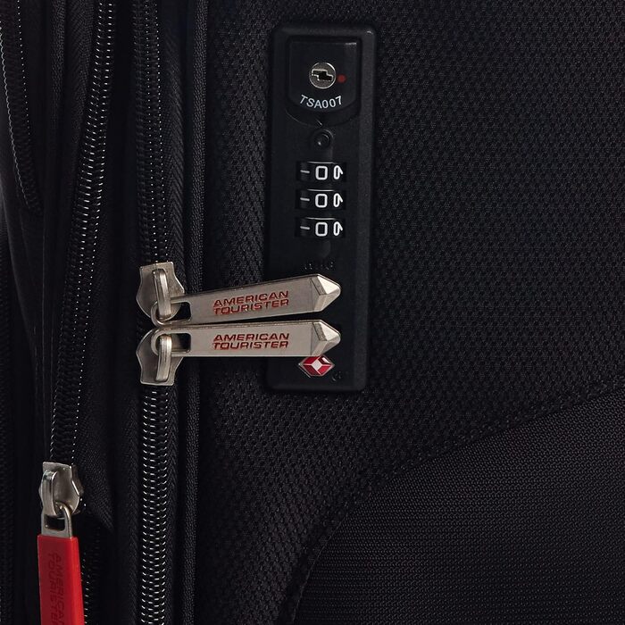 Валіза American Tourister Summerfunk, синя, 79 см, 119 л, розширювана, на 4 колесах, поліестер