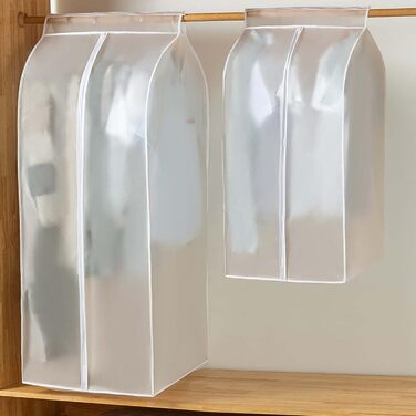 2 шт. Пранці для одягу GQC, великі, пилонепроникні, з PEVA, для зберігання одягу (60*50*90см / 60*50*110см)