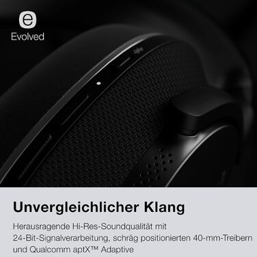 Навушники Bowers & Wilkins Px7 S2e з активним шумозаглушенням, бездротові, Qualcomm aptX™ Adaptive, швидка зарядка, 30 годин відтворення, 6 мікрофонів - колір Океан (Over-Ear)