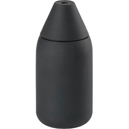 Zone Denmark Singles Dish Soap Dispenser Kitchen, Soap Dispenser, Dish Soap Dispenser, Easy to Refill & Easy Dosing, Ø 7 cm, Height 15 cm, Capacity 300 ml, Black