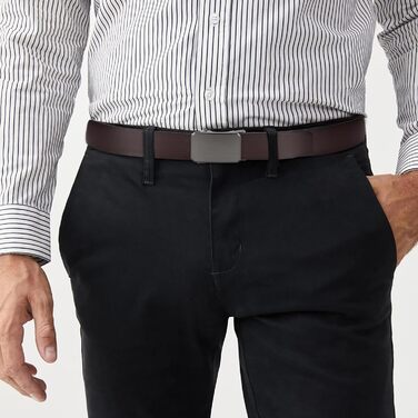 Чоловічий шкіряний ремінь CHAOREN з автоматичною пряжкою, 35 мм, без дірок, розмір 90-100 см