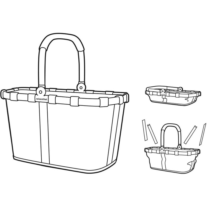 Сумка-шопер Reisenthel Carrybag XS – Стабільний шопер XS з практичною внутрішньою кишенею – Елегантний та водостійкий дизайн
