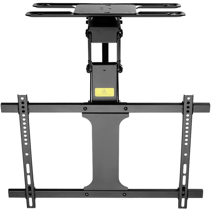 Моторизоване кріплення для телевізора на стелю HL47ML 32-75 дюймів, чорне, з поворотним механізмом 180° та Smart Home управлінням (до 35 кг)