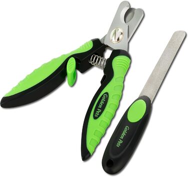 Ножиці для обрізання кігтів Golden Pets Profi Krallenschere + пилка для кігтів з унікальним кутом 45° та захистом