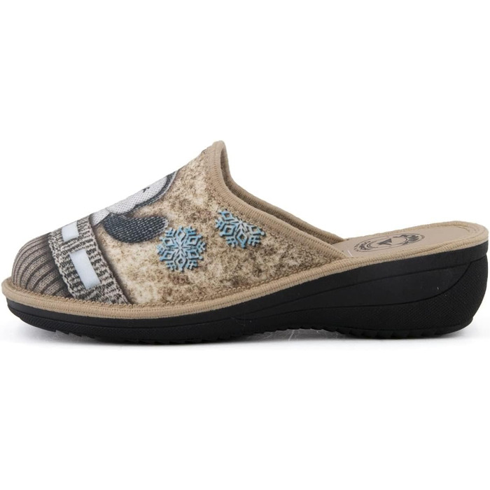 Жіночі халапи JOMIX Winter - зручні та теплі домашні тапочки, Італія, 37 EU, бежевий колір