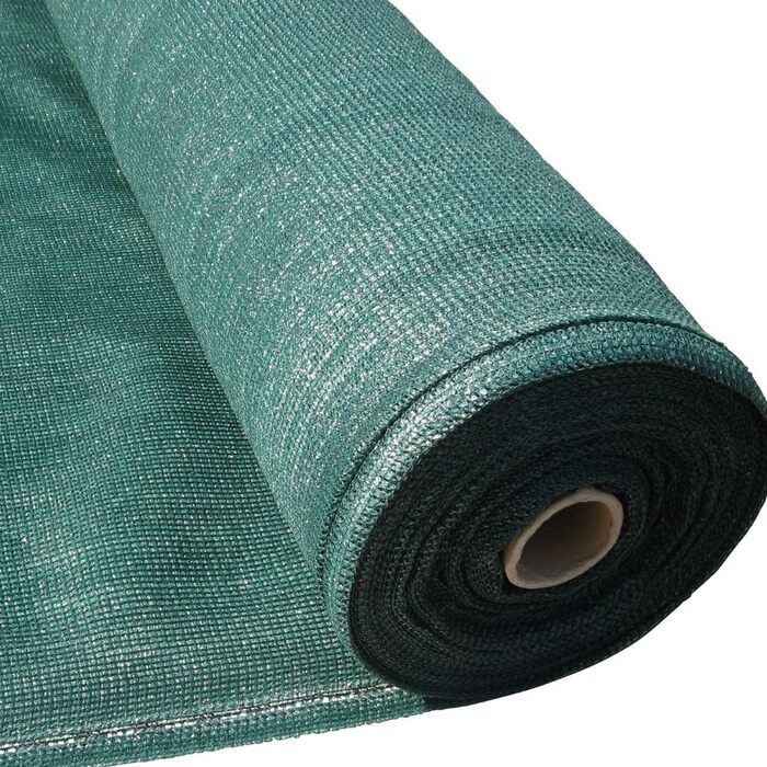 Masgard® Shade Fabric 150 g/m² Various Sizes (Shading Factor approx. 90%) Sun Protection Privacy Screen Wind Protection Fence Screen (1.80 m x 10.00 m = 18 m² (folded), Green)