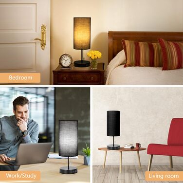 Торшер Aigostar з 2 USB-портами для зарядки, вимикач на шнурі, металева основа, сучасний дизайн, сірий колір. Підходить для спальні, вітальні, робочого столу, дитячої кімнати