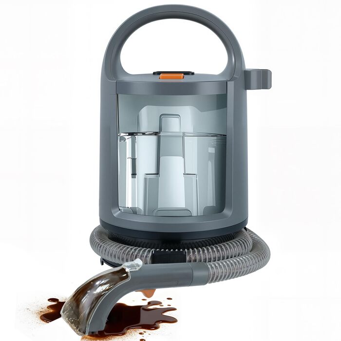 Портативний мийкий пилосос 400W з 2-танком для чищення диванів, килимів, авто та постільної білизни