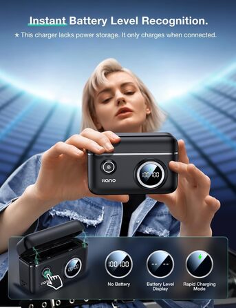Акумулятор для Fujifilm X100VI/V/III, XM5, XT30III/II, XT50, XE5, XT3/2/1, X-Pro3 NP-W126/W126S + Зарядний пристрій USB-C 1140mAh