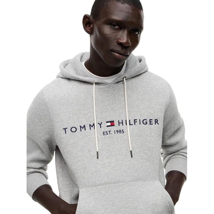 Чоловічий світшот Tommy Hilfiger MW0MW11599 сірого кольору (Cloud Htr), розмір 3XL