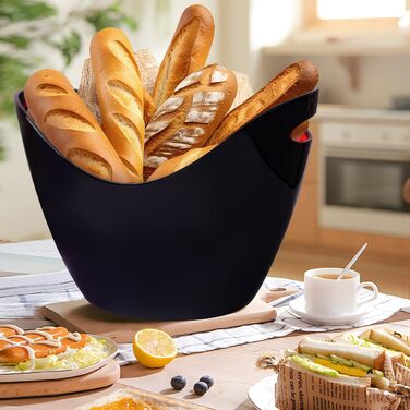 8L Емальований відро для шампанського, відро для льоду, охолоджувач для вина та шампанського, велике відро для льоду, контейнер для фруктів та овочів, кухонний контейнер (ZB-031A)