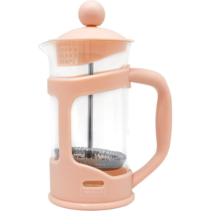 Кавоварка French Press NERTHUS FIH 319 (350 мл, лососовий колір)
