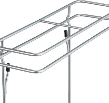 Стійка для парасоль під Relaxdays, 54 x 30,5 x 15 см, метал, сучасний дизайн, срібляста