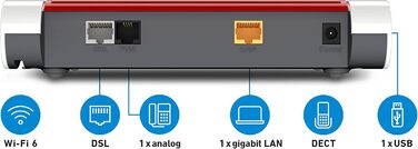 Роутер FRITZ!Box 7510 Wi-Fi 6 (DSL, VDSL, Mesh)