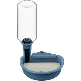 Автоматичний поїльник для собак у клітку, 480мл, антиперелив, фонтанчик для собак, котів та кроликів (Блакитний)