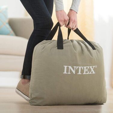 Надувний матрац Intex Comfort-Plush 230V Queen (односпальний) - комфортний матрац для сну