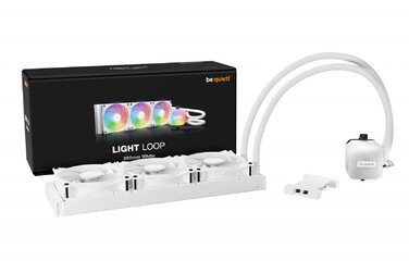 Рідинне охолодження процесора be quiet! Light Loop 360mm ARGB Біле