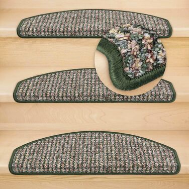 Ступінчасті килимки Kettelservice-Metzker Gera Halbrund (15 шт.) - для сходів