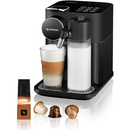 Кавомашина капсульна Nespresso De'Longhi Gran Lattissima EN640.B з автоматичним молочним капучинатором, 19 бар, 1400 Вт, чорна версія 2.0