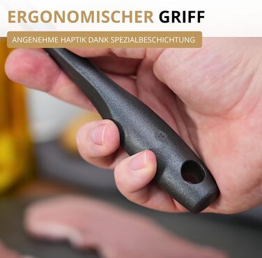 Молоток для м'яса Westmark Robusto-spezial Black Edition, алюміній, 21.5 см, сріблястий