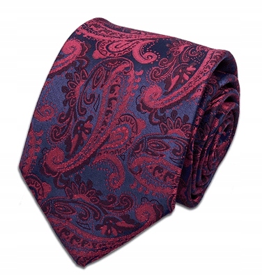 Широка червона краватка Elegance