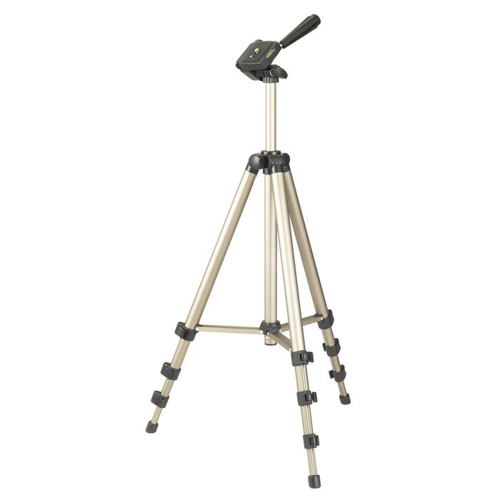 Легкий штатив-тринога Hama Star 05 106-3D з 3-позиційною головкою, розкладна висота 42-125 см, колір шампань