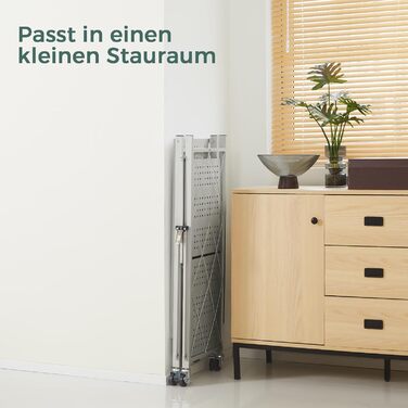 Deanic 5-Tier Folding Heavy-Duty Shelf Rack
