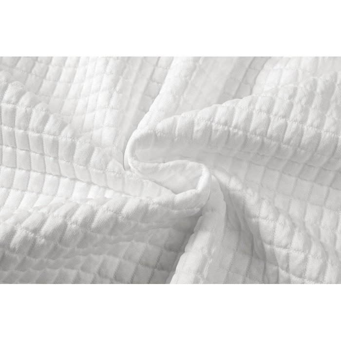 Світшот JMIERR чоловічий з капюшоном, світшот з довгим рукавом у вафельному стилі, повсякденна толстовка, світшот на блискавці з кишенями (білий, XL)