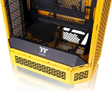 Корпус ПК Thermaltake The Tower 600 ATX з вертикальним дизайном, 3 скляні панелі, 2 вентилятори 140mm, підтримка радіаторів 420/360mm, USB-C, білий (Bumblebee)