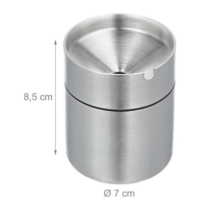 Relaxdays ashtray with lid