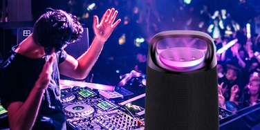 Портативна Bluetooth-колонка з мікрофоном для караоке Manta Otus 120 Вт, TWS, MP3