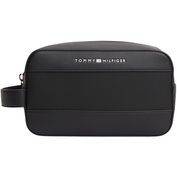 Чоловіча косметичка для подорожей Tommy Hilfiger Foundation Washbag з блискавкою, чорна
