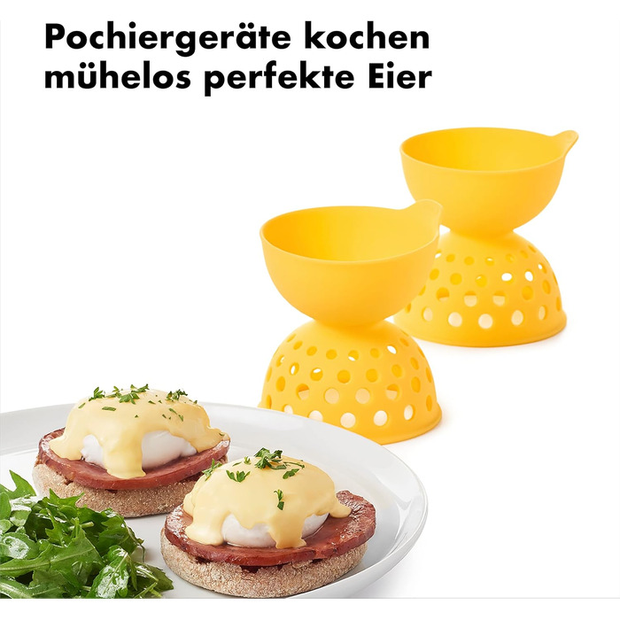 Ручний міксер OXO Good Grips з нержавіючої сталі, вінчик для збивання яєць (набір для приготування яєць пашот)