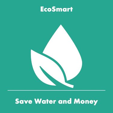 hansgrohe Croma Select E - water-saving showerhead 9 l/min (EcoSmart), hand shower with 3 spray patterns, square shower head (110 x 110 mm), showerhead with water-saving function and anti-limescale feature, White/Chrome