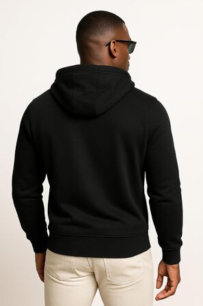 Худі Leif Nelson Slim Fit для чоловіків, чорний: стильний капюшонний світшот для спорту та повсякденного носіння