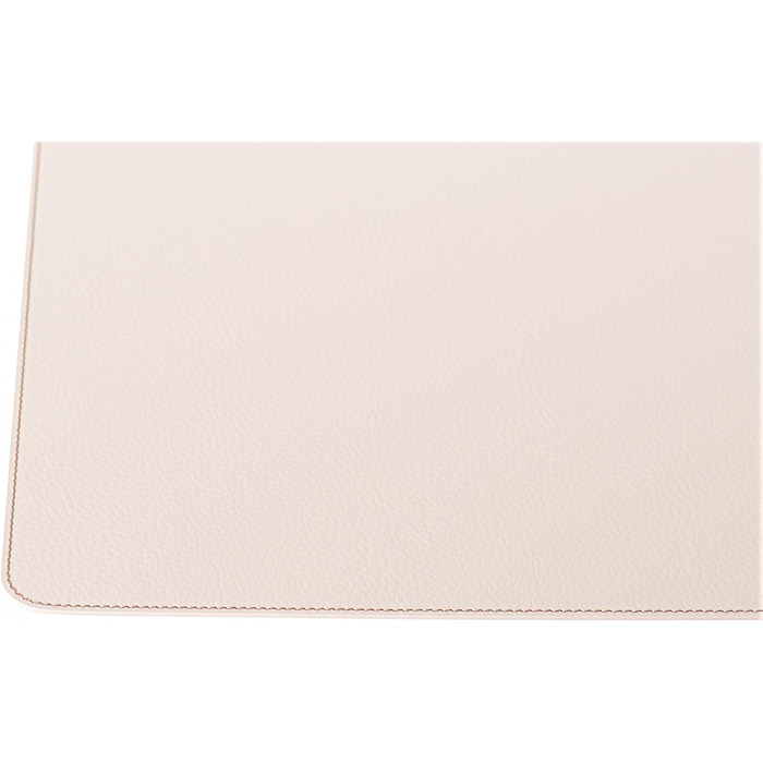 Placemats and Coasters made from Recycled Leather, 2 Placemats, 40x30 cm Placemats and 10x10 cm Coasters, (Cream White)